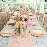 Southern Events, Gold and Coral Table, CJ's Off the Square, Amy Nicole (8)